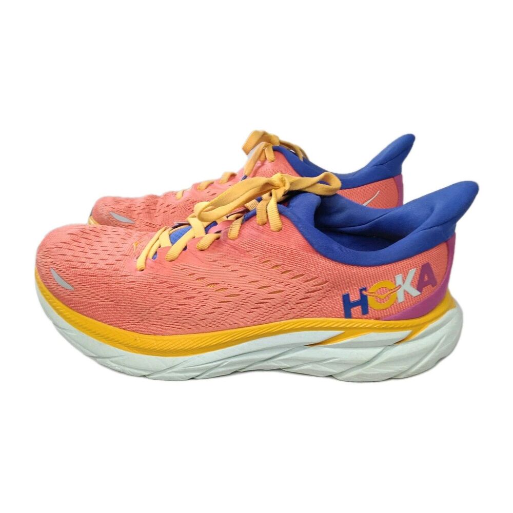 HOKA Clifton 8 Road Running Shoes Women's Size 7.5 B Fiesta Bluing - Picture 2 of 9